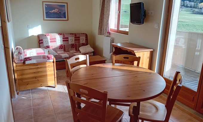 Termignon Apartamento | Terrasses D 501 - PARC NAT. VANOISE studio 5 pers