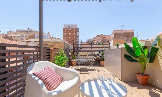 La Goleta Apartamento | Terraza de Málaga