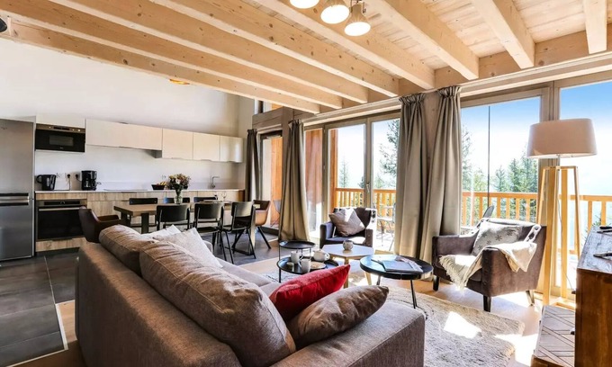 Les Eucherts Apartamento | Terresens Residence Le Hameau de Barthélémy - 3 room apartment Cabin Duplex 8 people Premium Mountain View
