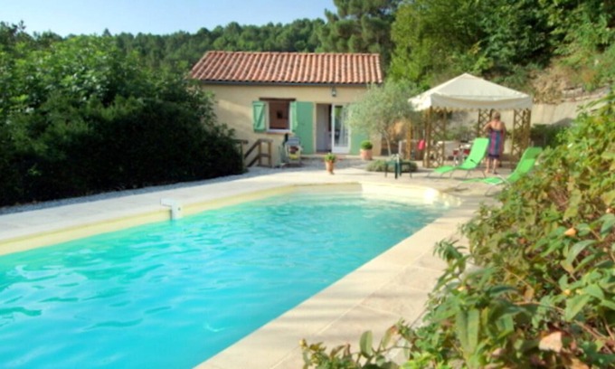 Les Salles-du-Gardon Casa | Terrisse Piscine privée 2ch 2sb Coeur des Cévennes