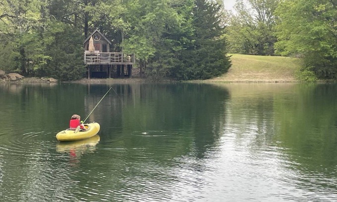 Elmo Alquiler De RV | Texas Safari Camp-Family Friendly Tent Sites w/ Fishing,Paddling,Swimming&Hiking