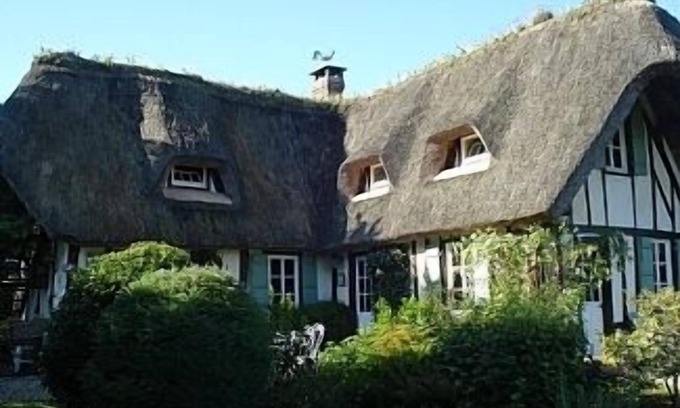 Vieux-Port Cabaña | Casa con tejado de paja en los bancos del Sena