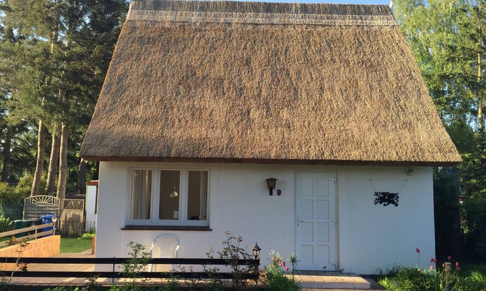 Stahlbrode Casa | Casa con techo de paja en Greifswalder Bodden en el mar Báltico para 2-3 personas