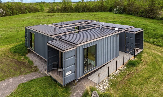 Gilbert Mills Casa | The Acres at High Shore - Shipping Container Suites & Stock Tank Pool