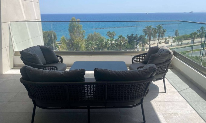 Agios Tychon Apartamento | The Address - Seaview Luxury 2 Bedroom Apartment