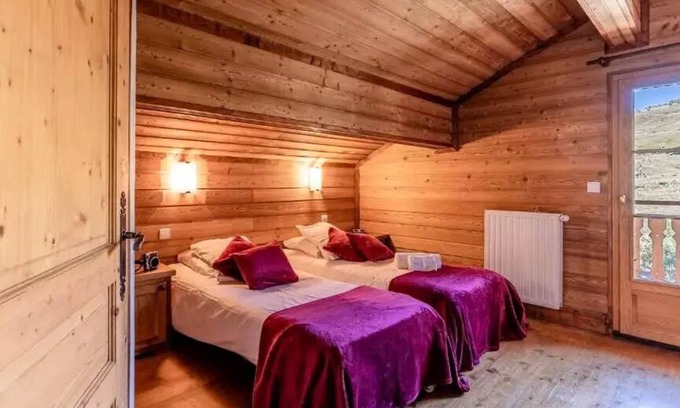 Viel-Alpe Chalet De Esquí | Chalets de l'Altiport - Cabina 6 habitaciones Caba��a - 12 personas