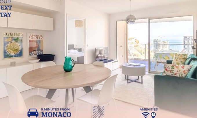 Beausoleil Condominio | The apartment is located next to Monaco