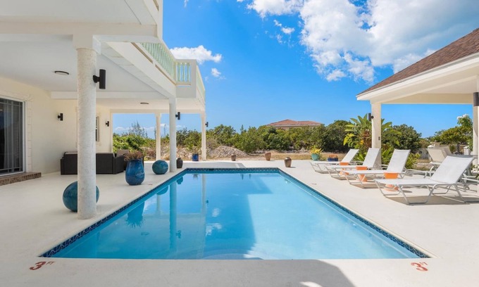 Ocean Point Villa | Villa familiar, espaciosa, privada, largas puestas de sol, vista al agua, piscina privada