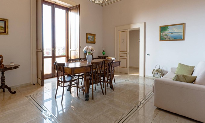 Angri Apartamento | The Baroness’s Apartment – Noble Charm and Stunning Vesuvius View