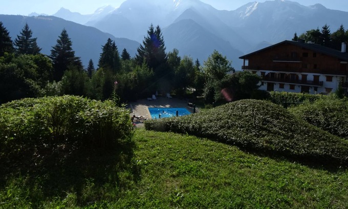 Le Bettex Apartamento | LA 1450m BETTEX Cerca de las pistas de 2 habitaciones 2/6 personas, salón con vistas al Mont Blanc