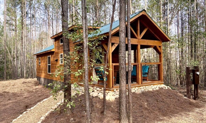 Mentone Cabina | "The Birch Perch" at Mentone Mountain Tiny Home