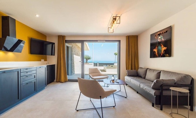 Plerin Apartamento | "The Black" - Vue mer & parking aux Rosaires