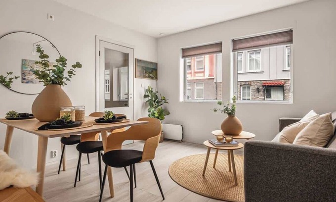 Bergenhus Casa | The Blue House I 700m to Bryggen & Street Parking
