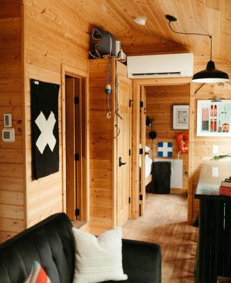 Lakeside Casa | The Boat Haus A Montana Tiny Cabin Forest Retreat
