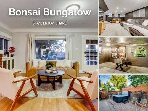 Washington Park West Casa | The Bonsai Bungalow With A Hot Tub And A Game Room