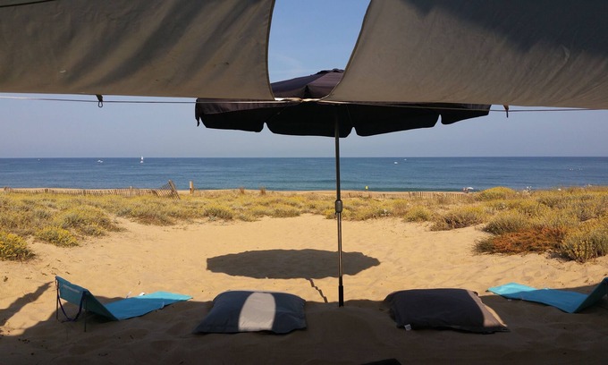 Soorts-Hossegor Cabina | los pies cobertizo en el agua de un sitio único en Aquitania