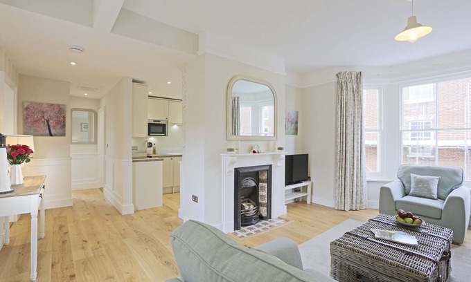 Southwold Apartamento | The Cannons - estilo de hotel de lujo, apartamento central con fantásticas vistas al mar