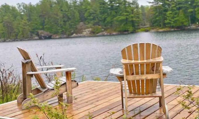 Byng Inlet Cabaña | The Cedar: Awesome view + Bunkie!
