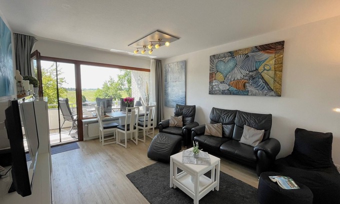 Stinteck Apartamento | The Deichraum apartment makes your dream of a vacation on the North Sea come true.