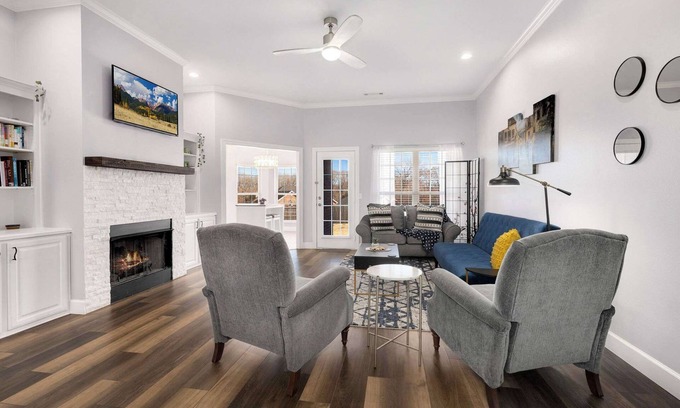 Bentonville Casa | The Duke-2 Blocks to MTB Trailhead-2 Mi to DT