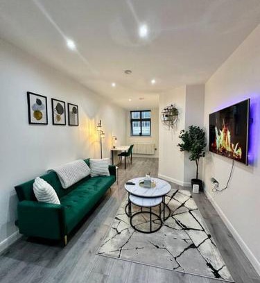 Leicester City Centre Apartamento | The Emerald Suite - 1BR - City Centre