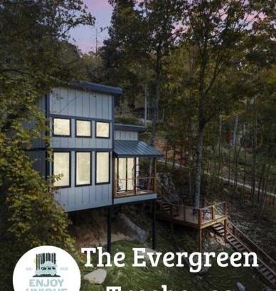 Wildwood Casa | The Evergreen Treehouse with Winter Views