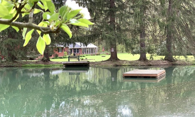 Austinburg Cabina | The Game Cabin en Rustic River Retreats: ¡una escapada divertida a los viñedos!