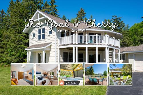 Sister Bay Casa | The Goat and Cherry - Dogs, Fire Pit & Hot Tub, Escape to Sister Bay!