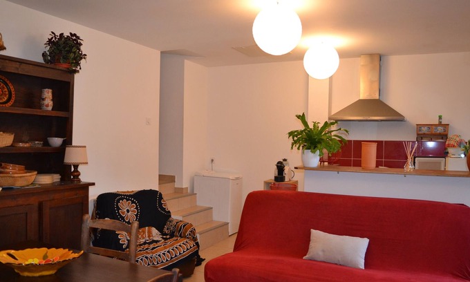 Grezes Apartamento | El Nido Verde en Saint Sulpice sur Célé te da la bienvenida con tu perro
