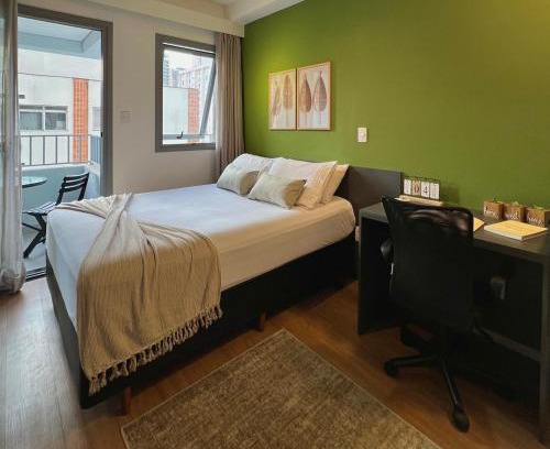 Santo Amaro Apartamento | The Green Studio - Consulado Americano