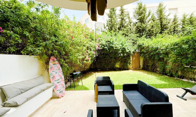 Sidi Daoud Apartamento | The healthy flat:cosy with garden & sporty vibes