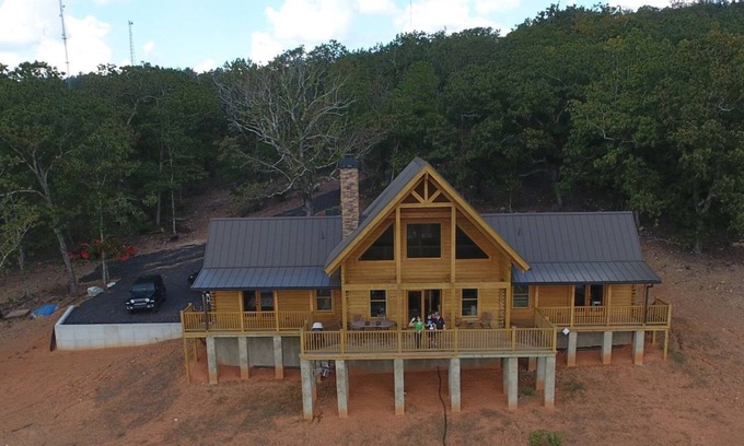 Shiloh Cabina | The Heights Cabin, cabaña de madera maciza con impresionantes vistas