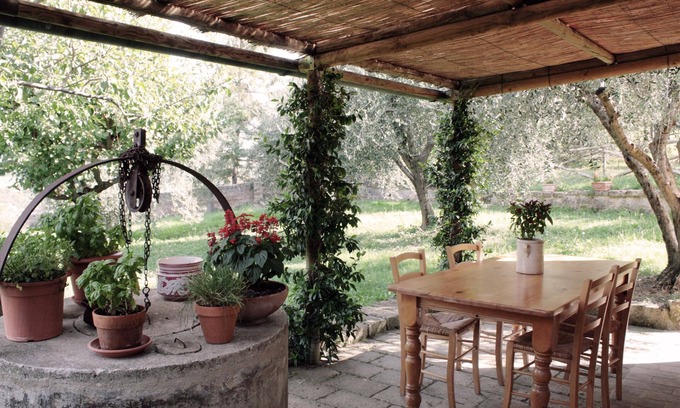 Monticchiello Casa | La Casa Annavittoria / jardín en la aldea de Monticchiello