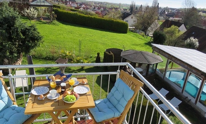 Pleisweiler Apartamento | Apartamentos 2-6 pers. Senderismo, wellness, bares de vinos. bienestar