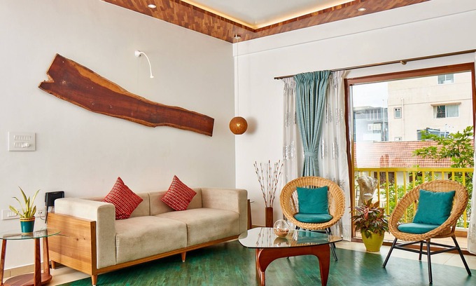 Kalyan Nagar Apartamento | The Jazminn - Apartamento de madera