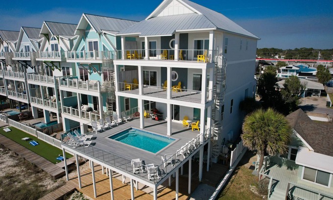 Bel Air Casa | The Lazy Coconut! Brand New Beach Front 8BR Pool sleeps 24