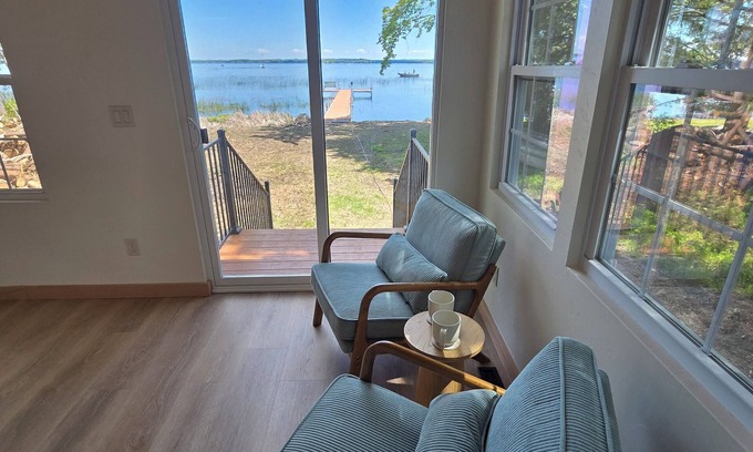 Shawano Cabina | The Lily Pad: Newly Renovated, Lakefront Retreat on Shawano Lake, Sleeps 6