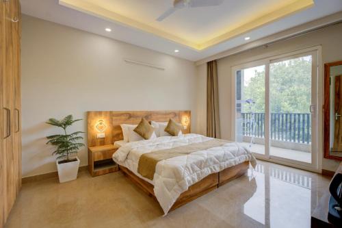 Sector 51 Apartamento | The Lodgers Luxury 1 BHK Serviced Apartment in Gurugram Near Millennium City Centre Metro
