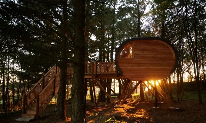 Putsborough Casa | The Loft at Pickwell Manor- A unique and wonderful treehouse with an ocean view