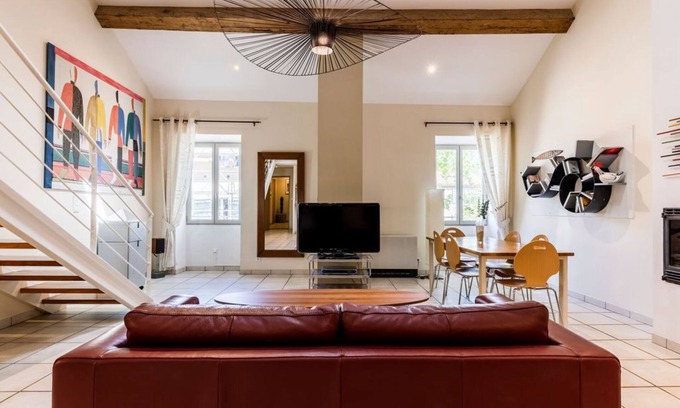Villeneuvette Apartamento | El loft de diseño de la mente