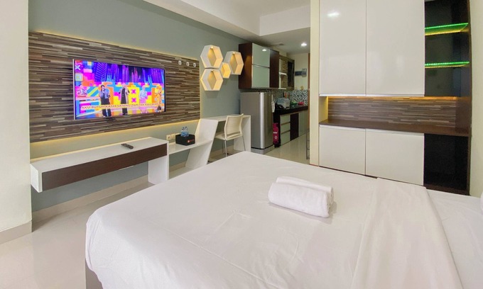 Hegarmanah Apartamento | The Modern Studio Room At Beverly Dago Apartment