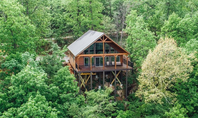 Ponca Condominio | The Morning Glory Cabin - Tree-top Getaway
