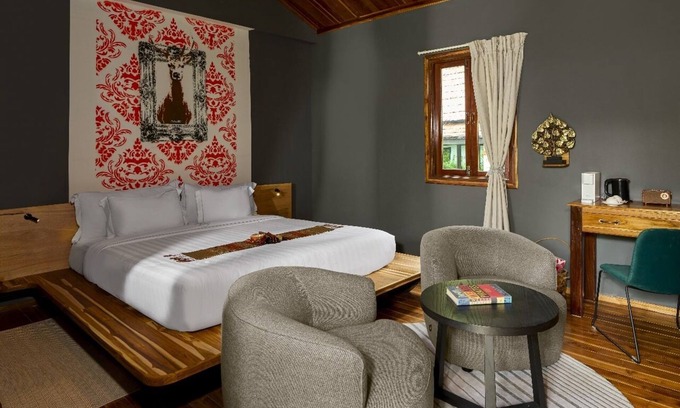 Luang Prabang Casa | The Namkhan Art Deluxe Room Luxurious Bungalow in the Nature