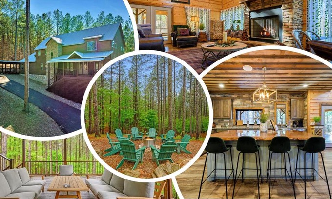 Broken Bow Casa | The Nomi Lodge - Sleeps 28 - Gorgeous Rustic Cabin, Centrally Located, Tons of Amenities