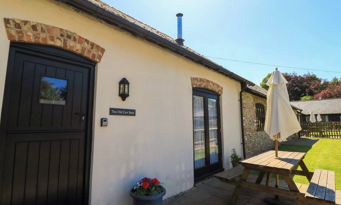 Blandford Forum Cabaña | El cobertizo del carro viejo, STICKLAND DE INVIERNO