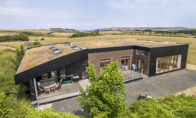 Ventnor Cabaña | The Old Signal House - una cabaña con capacidad para 9 personas en 4 habitaciones