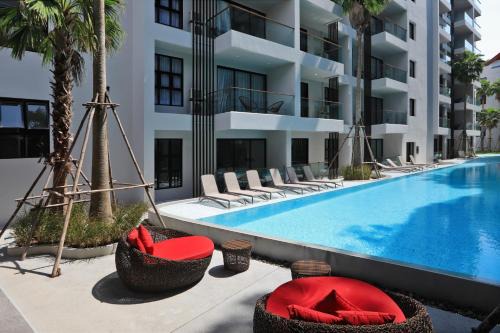 Cherngtalay Apartamento | The Palmyrah Surin by Holy Cow, 1-BR, courtyard or pool view