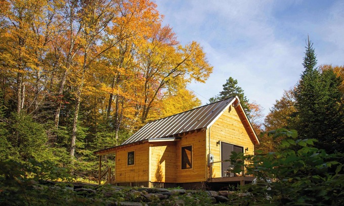 Wilmington Apartamento | The Pines Cabin | New Tiny Home Near Mt Snow!