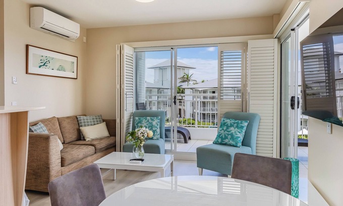 Casuarina Apartamento | The Pool Resort Kingscliff - 1 BR Garden View (6320) - Holiday Management Co.