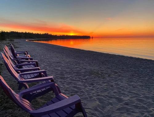 Rogers City Cama Y Desayuno | The Purple Martin Lakeside Inn Bird Sanctuary on Lake Huron